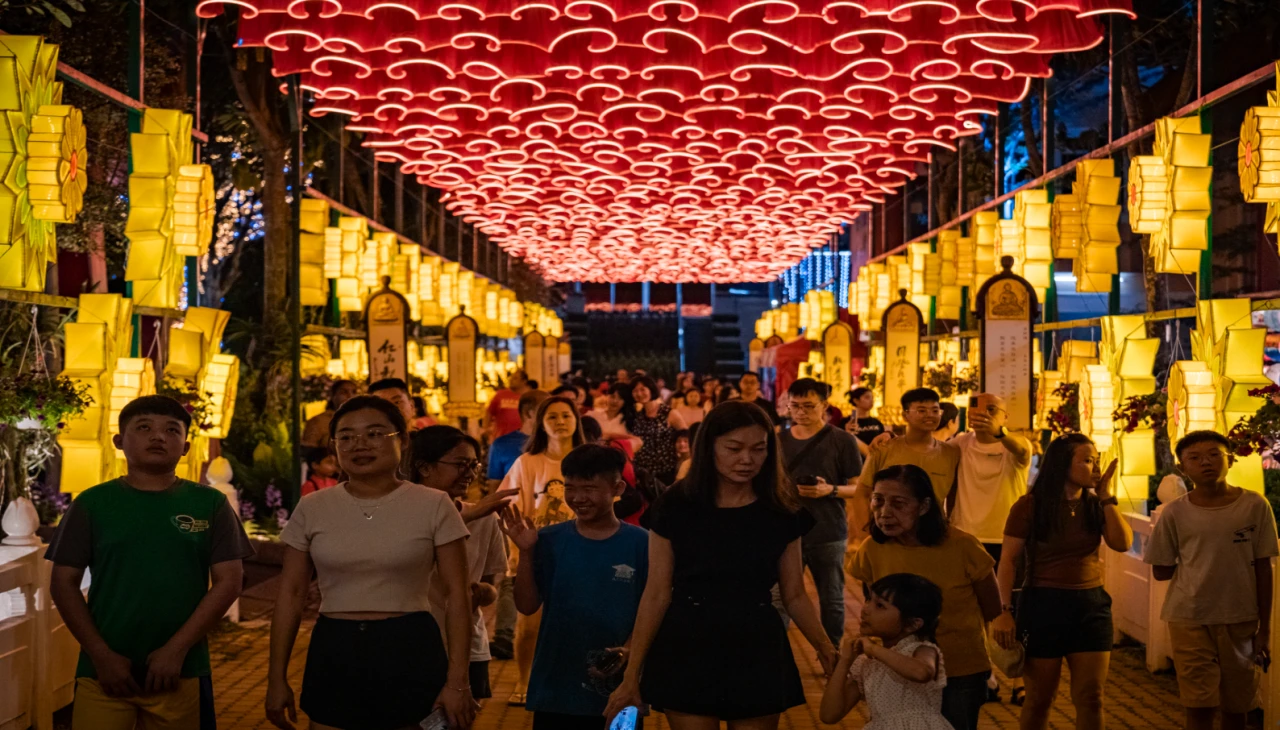 Renkli Çin yeni yılı ve Çiçek Festivali Selangor'da kutlandı