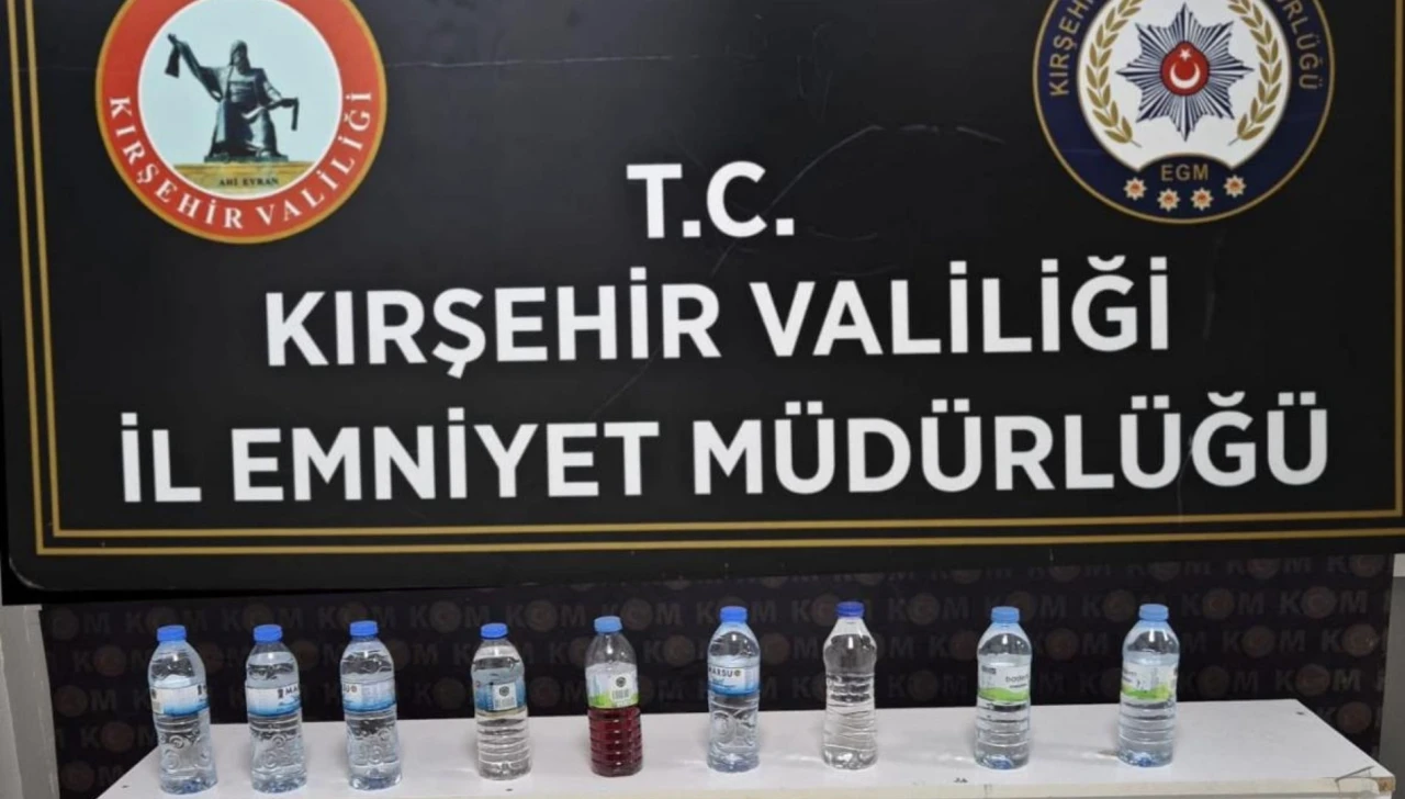 Kırşehir'de sahte içki operasyonu