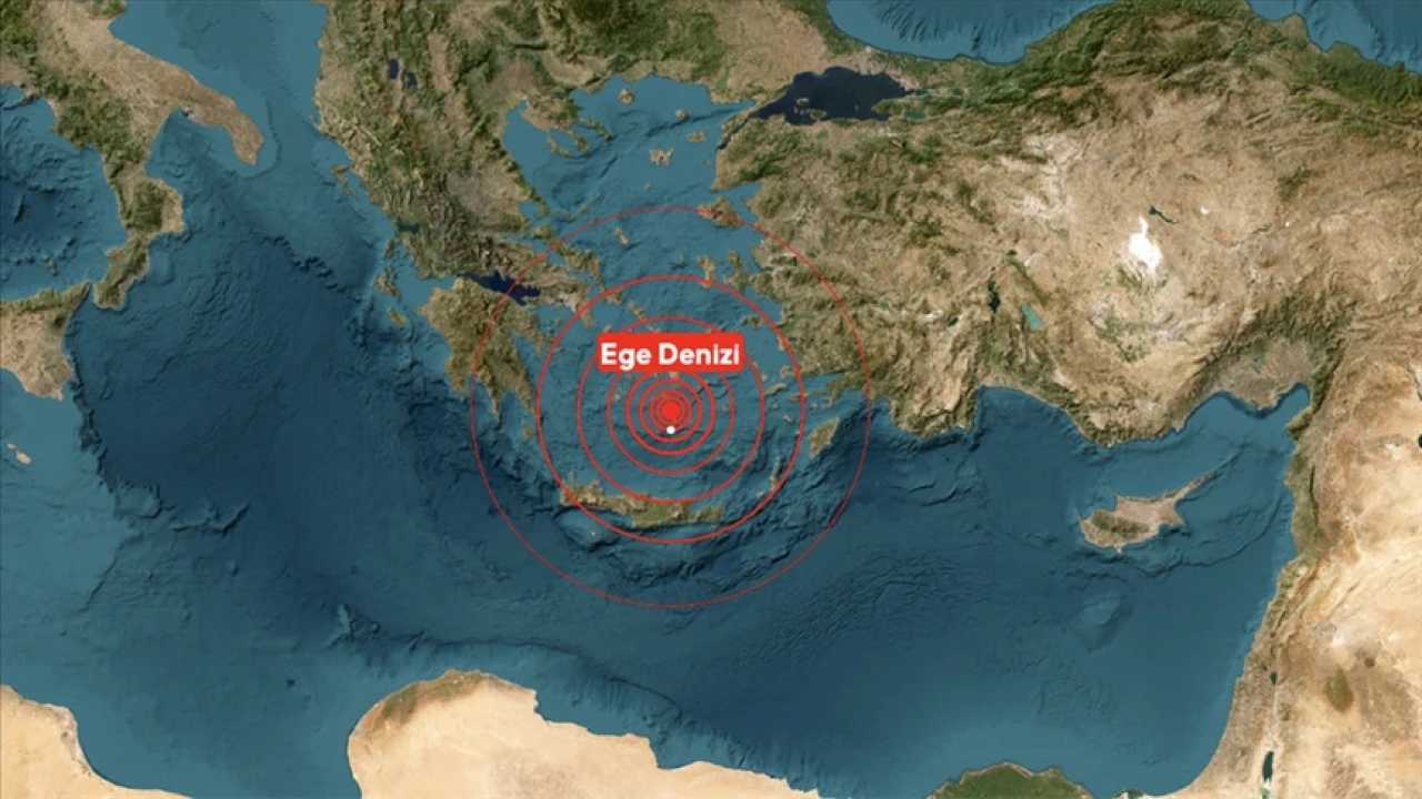 Ege Denizi'nde 4,6 büyüklüğünde deprem