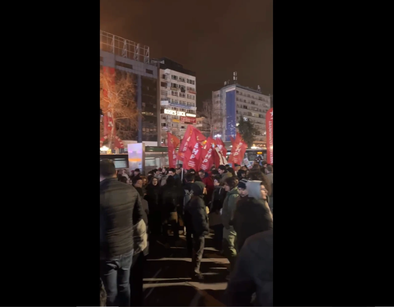 Güvenpark’ta Ekrem İmamoğlu’na destek protestosu