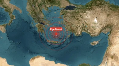 Ege Denizi'nde 4,8 büyüklüğünde deprem