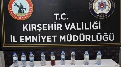 Kırşehir'de sahte içki operasyonu